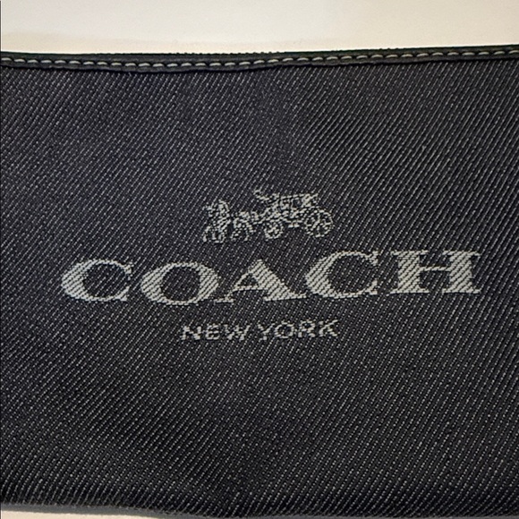 Coach Dark Denim Clutch - Picture 3 of 9